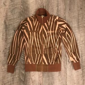 Kidrobot wood grain track jacket - limited edition